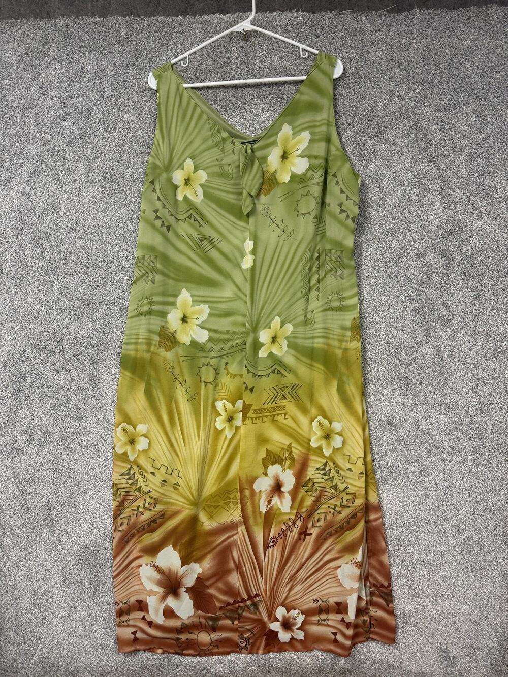 A Wild Thyme Maxi Sundress 20 Tropical Hawaiian Resort Floral Cruise Vacation